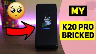 How to recover Bricked Redmi Device || K20 pro stucked on Fastboot || How to flash fastboot Rom