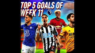 Top 5 Goals of Week 11 | Premier League 2023/24  Neto, Garnacho, Joelinton & More