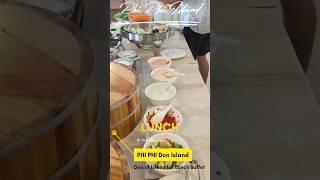 Phi Phi Don Island Lunch Buffet | Phuket Thailand Tamil Vlog | 2024 Phuket PhiPhi Island #shorts