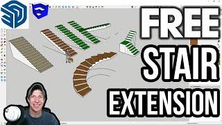 FREE Stair Extension for SketchUp - MAJ Stair!
