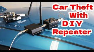 Relay attack real device! Car Theft with DIY Repeater Amplifier - Let's see how we can prevent this