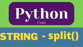 string in python | split() |  In-Build Function in Python | Python String #shorts  #python #ytshorts