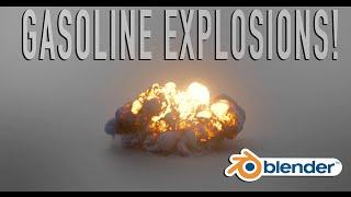 Gasoline Style Explosions in Blender 2.93.6: Ft. KHAOS Add-on