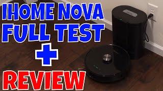 IHome AutoVac NOVA Robot Vacuum WITH Self Empty Bin - FULL Floor Plan Test + APP & MAP Setup Review