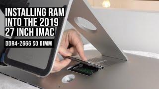 How to Install Ram on the 2019 27 inch iMac and which Ram to Buy?