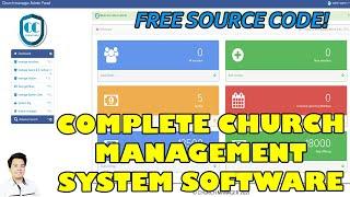 Complete Church Management System Software in PHP/MySQL Demo | Free Source Code Download