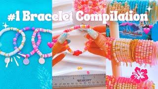 Bracelet Making Tiktok Compilation  Preppy Clay bead jewelry