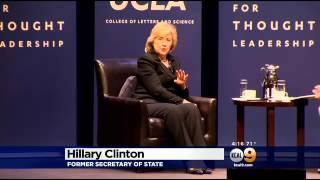 Hillary Clinton Comments On Crisis In Ukraine, Russia