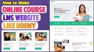 How to Create Online Course, LMS, Educational Website like Udemy with WordPress 2025 - Tutor LMS