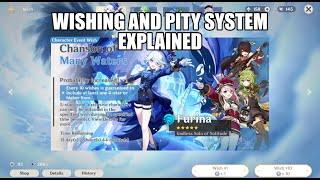 Character, weapon banner, wishing and pity system explained in for Genshin Impact