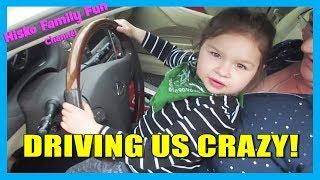 SHE DRIVES US CRAZY!!! - Family Fun Vlog