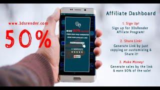 Make Money Online with 3DsRender Affiliate Program 2020