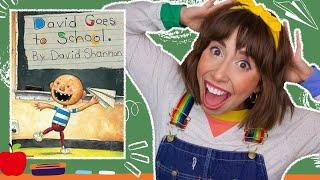 David Goes to School! Interactive Read Aloud Story Time | Back to School Book with Bri Reads