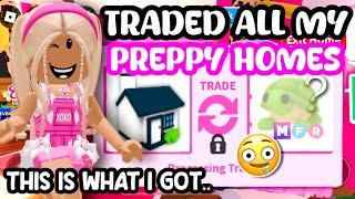 TRADED ALL MY PREPPY HOMES IN ADOPT ME!FOR THESE..WFL?#adoptmeroblox #preppyroblox #preppyroblox