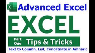 Microsoft Excel Tips for better work in Amharic