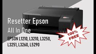 Resetter Epson L1210 L3210 L3250 L3251 L3260 L5290 - Download Gratis dan Cara Reset