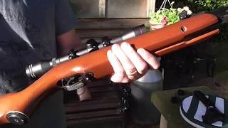 webley vulcan , air rifle , .22 cal . review