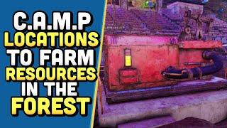 Top 5 Locations To Build Your CAMP To Farm Resources In The Forest In Fallout 76