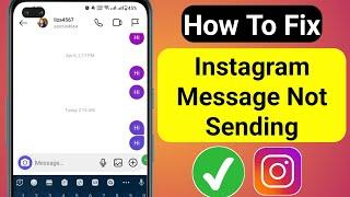 How To Fix Instagram Messages Not Sending Problem (2023) | Instagram Messages Not Sending