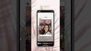 Como colocar foto no fundo do repost no story. #dicasparainstagram #storyinstagram