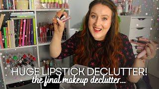 *HUGE* LIPSTICK DECLUTTER! Decluttering Lip Liners, Gloss, Lip Sticks & MORE! Tidy & Clean With Me!