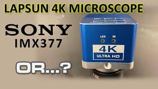 Lapsun 4K Microscope - Sony IMX377 (?) - Unbox and Review