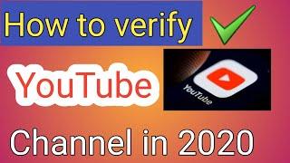 How to verify your  YouTube account in 2020! verify  YouTube channel in YouTube  studio beta !Hindi!