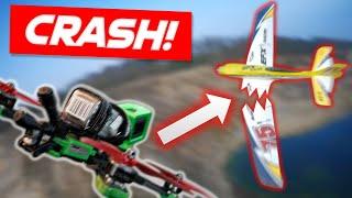 FPV Crash ins Flugzeug | #teamsticktime  | FPV German Deutsch