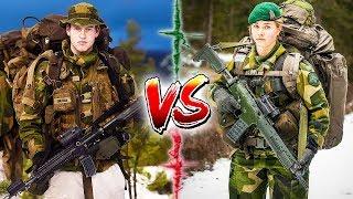 НОРВЕГИЯ vs ШВЕЦИЯ ⭐ СРАВНЕНИЕ АРМИИ ⭐ Norwegian Army VS Swedish armed force