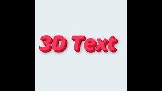 How To Make 3D Text Hover Animation in HTML & CSS