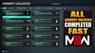 Get ALL Armory Unlocks FAST in Modern Warfare 3 (Fastest Method)