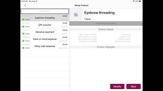 iQuick point of sale - create new product
