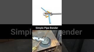 Simple pipe bender small idea #automobile #mechanical #machine #pipe #technology #tech #engineering