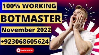 BOTMASTER WHATSAPP MARKETING SOFTWARE LATEST VERSION/ 100% WORKING.Original Software.NOVEMBER 2022