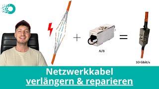 CAT7 Netzwerkkabel reparieren & verlängern – So einfach geht’s!