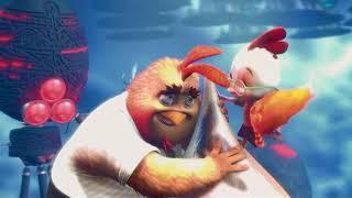 Chicken Little Fighting Aliens