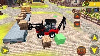 Tractor Works in Field | Tractor loading games | Tractor video cartoon