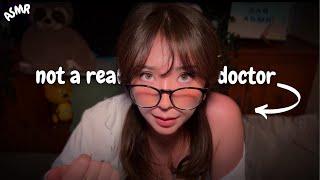 ASMR a fake doctor gives you a bizarre cranial nerve exam 🩺 (random, chaotic, personal attention)