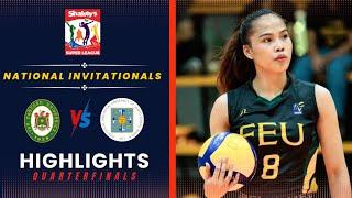 FEU VS. UST Full Game Highlights | Quarterfinals | Shakeys' Super League National Invitationals 2024