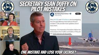 "Make A Mistake, Lose Your License" - Pilots React To Transportation Secretary Sean Duffy