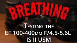 Testing the Breathing on Canon's EF 100-400mm f/4.5-5.6L IS II USM - Breathing Tests Ep. 13