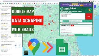 Google Maps Data Scraping with Emails | Leads Sniper Tool