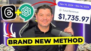 I Made $1,735 in ONE DAY Using ChatGPT and Threads Here's How! (Make Money Online)