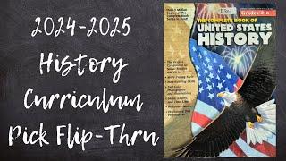 History Curriculum Pick! 2024-2025 -The Complete Book of United States History Flip -Through