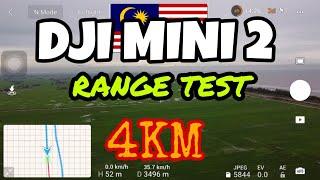 DJI MINI 2 DRONE MAX DISTANCE TEST 4KM | #DJIMINI2 #RANGETEST