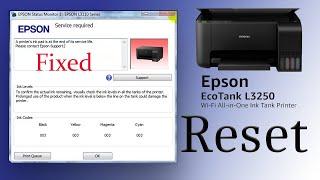 a printer's ink pad is at the end of its service life Epson l3110
