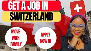 HOW TO GET JOBS IN SWITZERLAND | BEST JOB WEBSITES