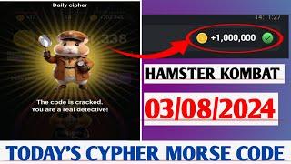 August 3, HAMSTER KOMBAT DAILY CYPHER CODES