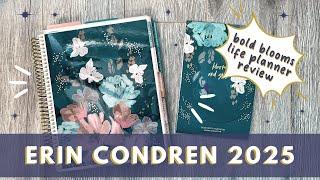 Erin Condren 2024 2025 Life Planner // Bold Blooms Review and Walk Through