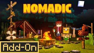 NOMADIC ADDON Takes Minecraft Bedrock Survival Mode to the NEXT LEVEL!